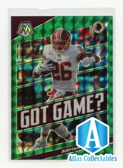 Adrian Peterson 2020 Mosaic Got Game Green Prizm #GG3 Redskins